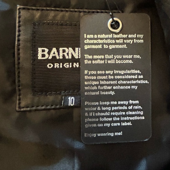 Women’s Real Leather Biker Jacket - size 10 - Picture 4 of 8